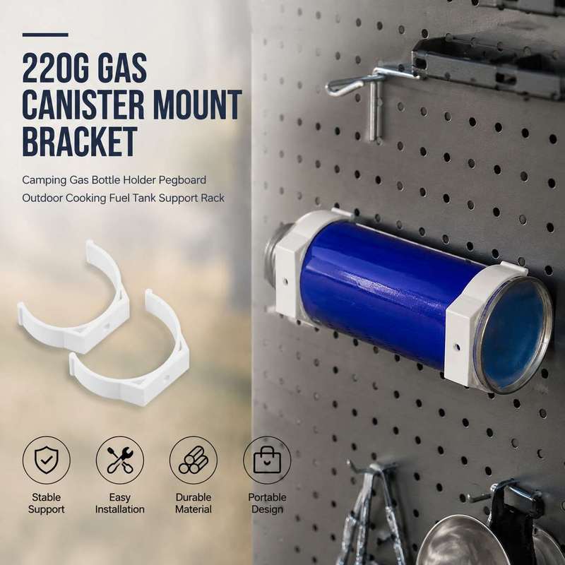 220g Gas Canister Mount Bracke - Camping Cooking Gas Canister ulasan dan harga