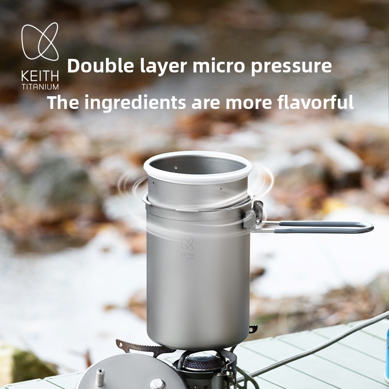 Keith Pure Titanium Outdoor Pr - Camping Cooking Rice ulasan dan harga
