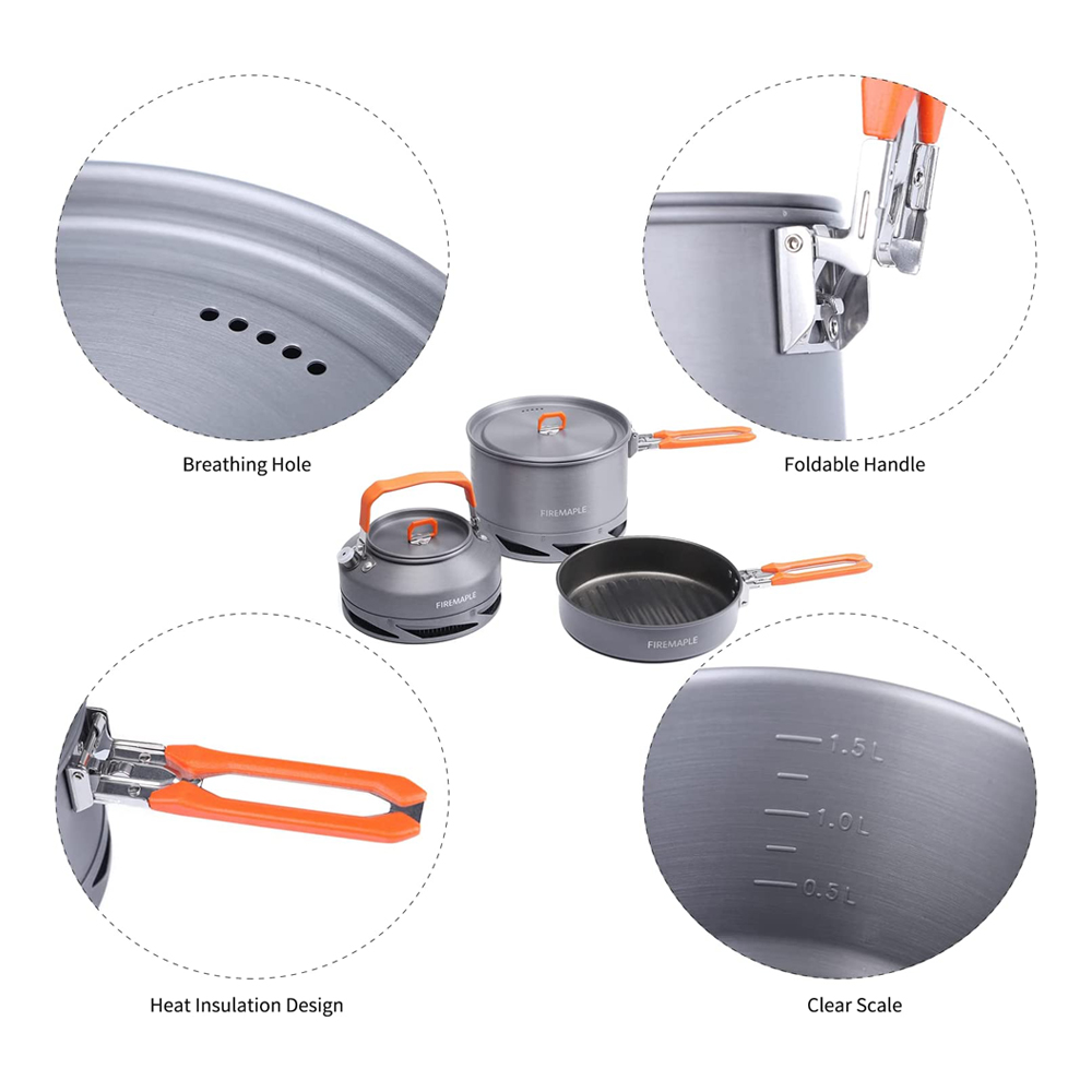 Fire Maple Camping Cookware Ut - Camping Cooking Cylinder ulasan dan harga