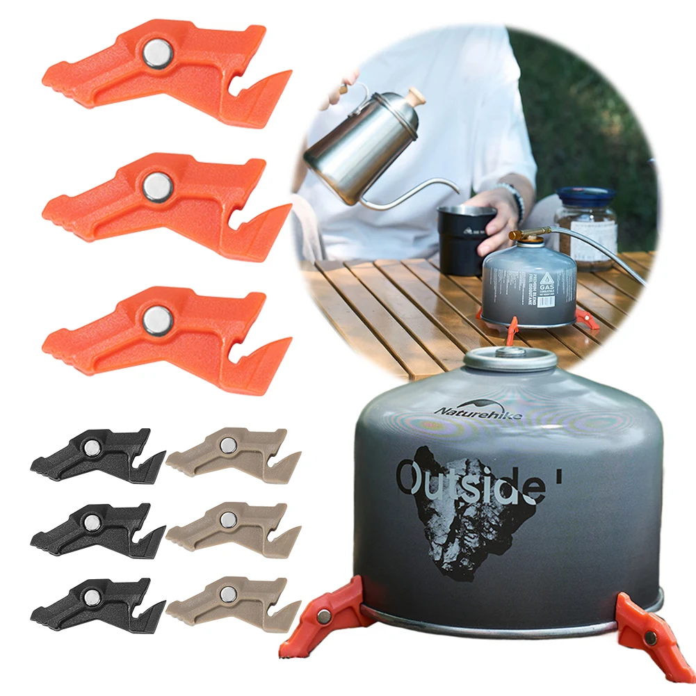 Magnetic Tripod Gas Tank Brack - Camping Cooking Gas Canister ulasan dan harga