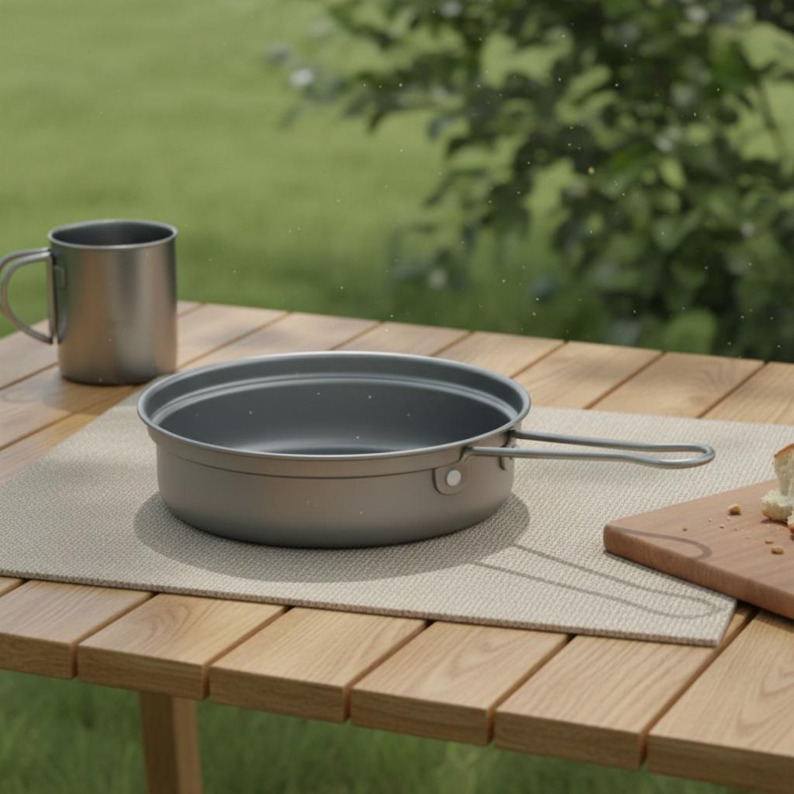 2 Pieces Metal Camping Cook Se - Camping Cooking Dining Set ulasan dan harga