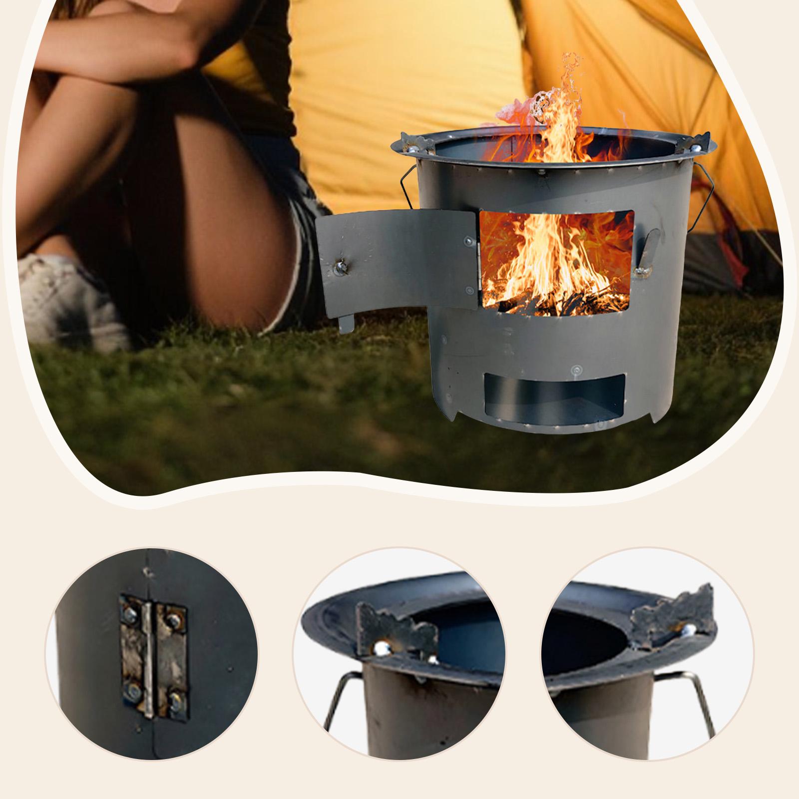 Wood Burning Furnace Cook over - Camping Cooking Over Fire ulasan dan harga