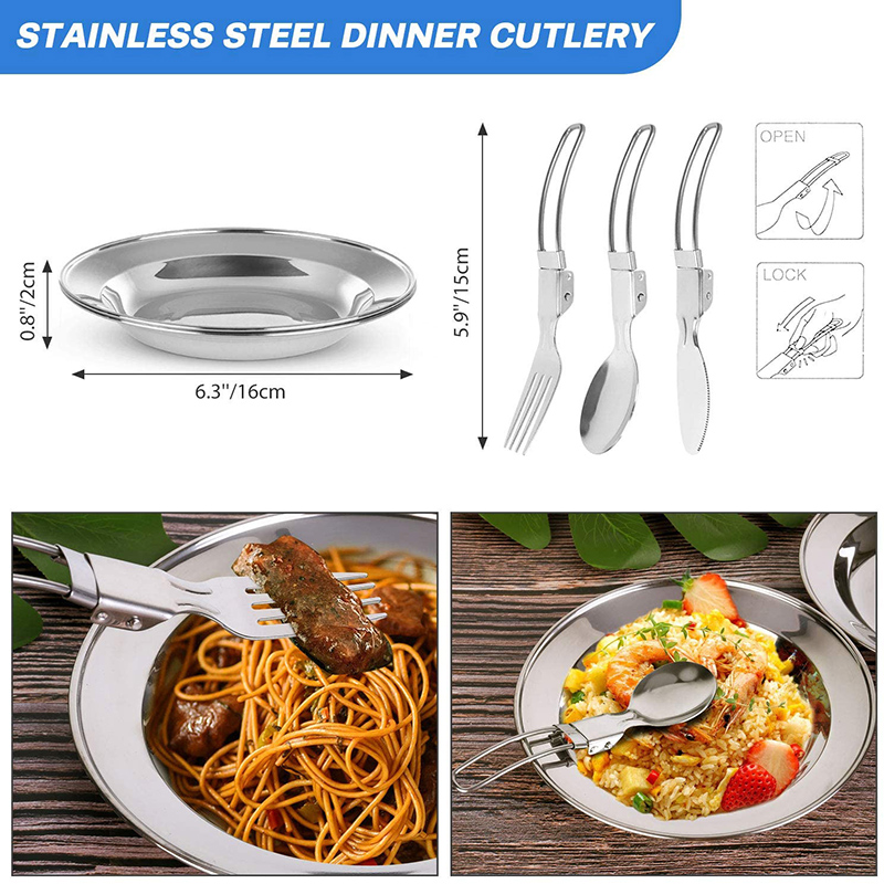 1 Set Outdoor Pot Pan Camping  - Camping Cooking Cup ulasan dan harga