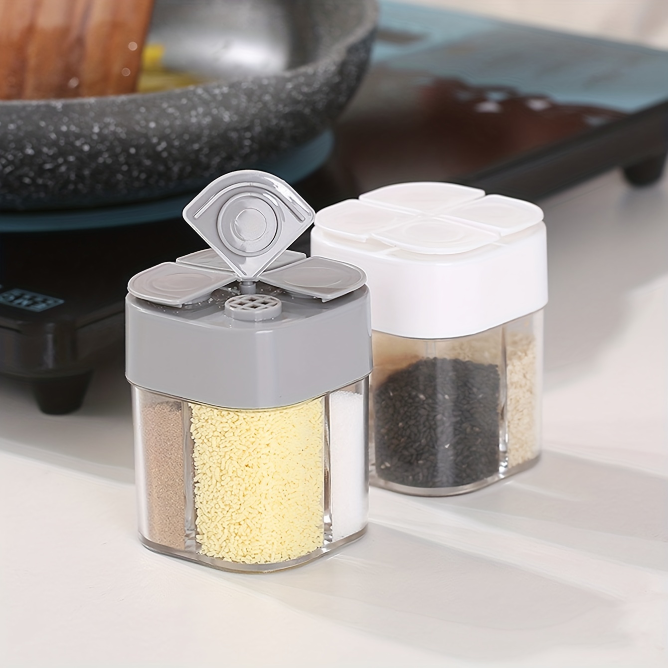 4in1 Camping Seasoning Shaker  - Camping Cooking Cup ulasan dan harga